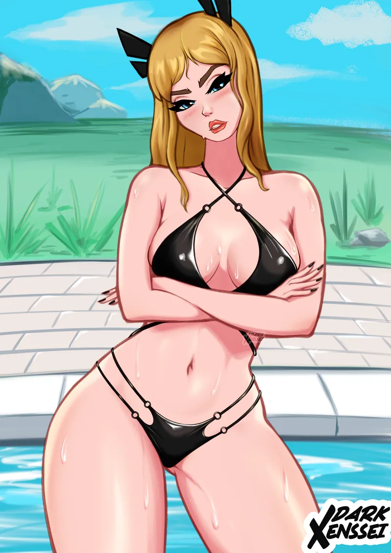 Thumbnail Dive into Magik Swimsuit Outfit by DarkXenssei in Thighdeology