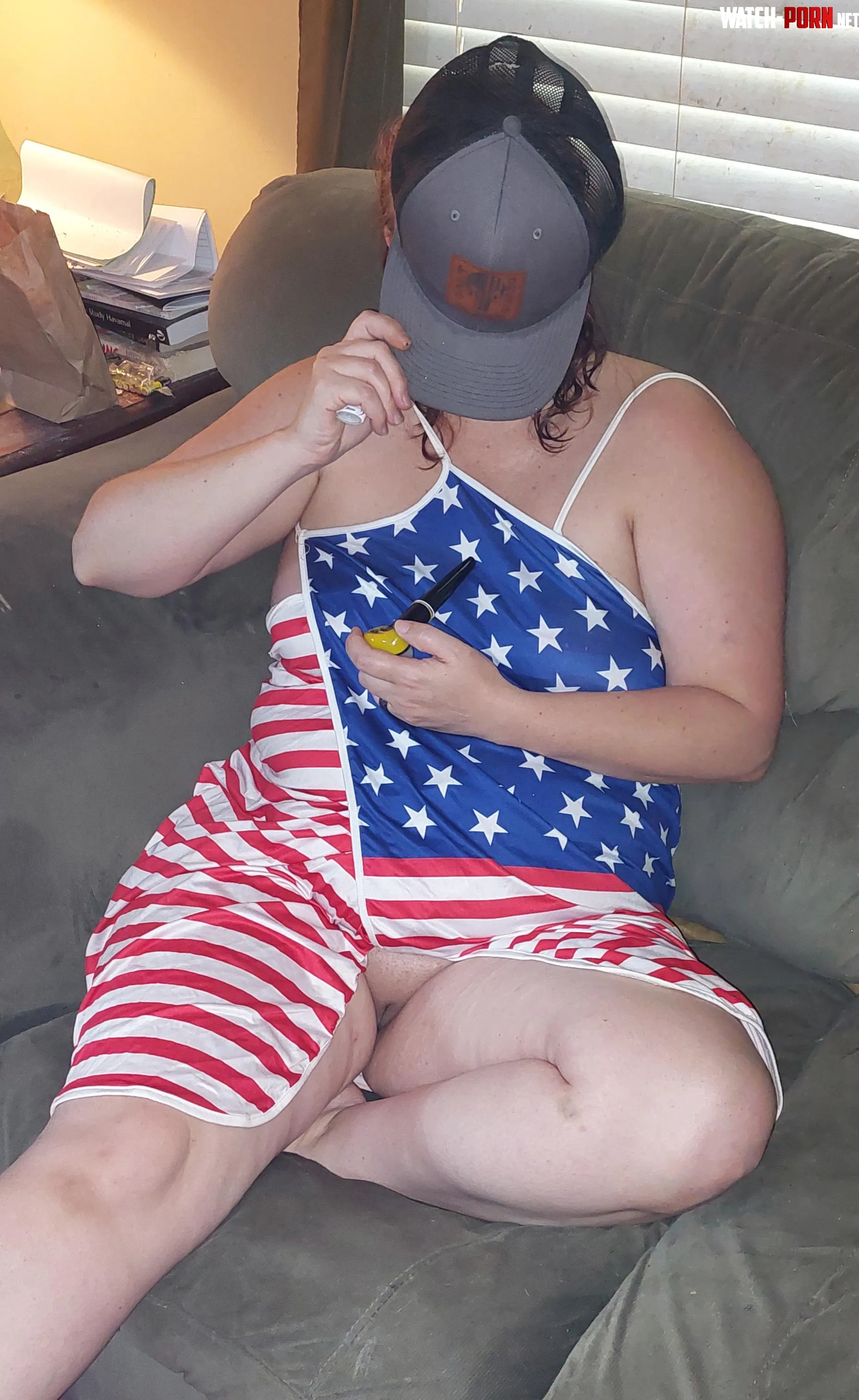 Is this wrap a little to revealing for our Independence day block party by tequila-sin