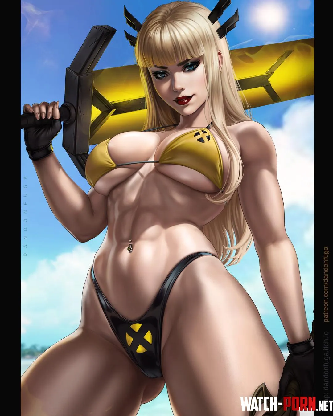 Magik at the beach (Dandonfuga) [Marvel Rivals] by EroMestre