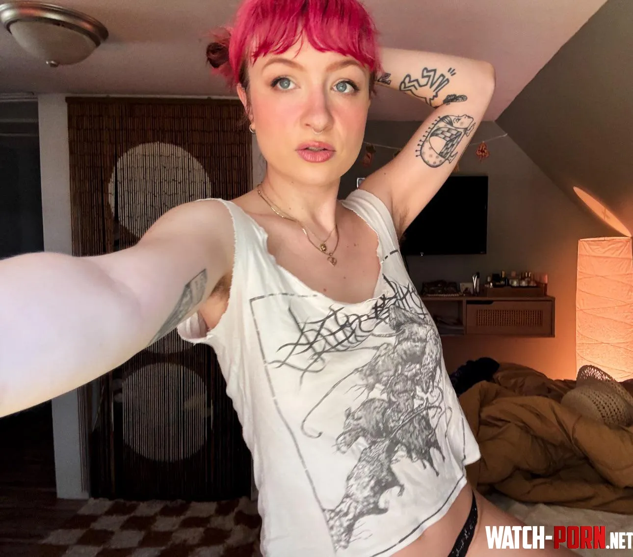 Old metal band tee I cut from a few years back <3 by hashtagtwerkteam
