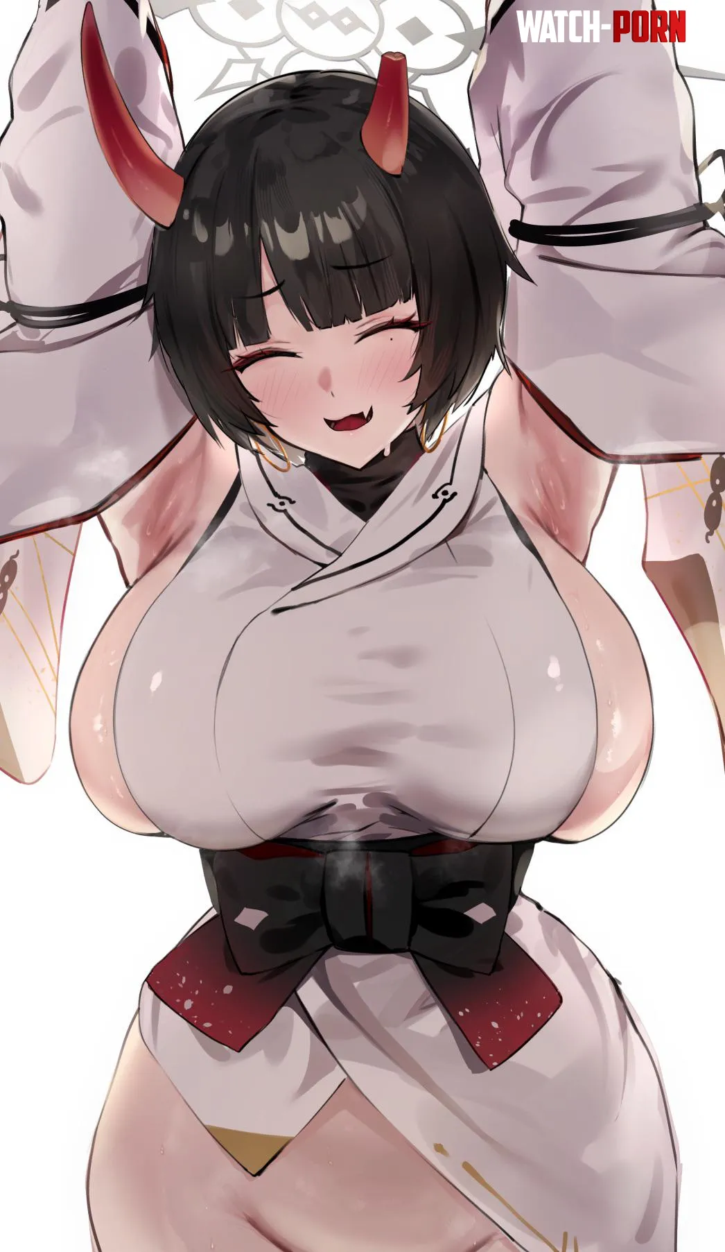 Niya just gone done with her mission and she’s all sweaty now (Blue archive) by chaosmourn