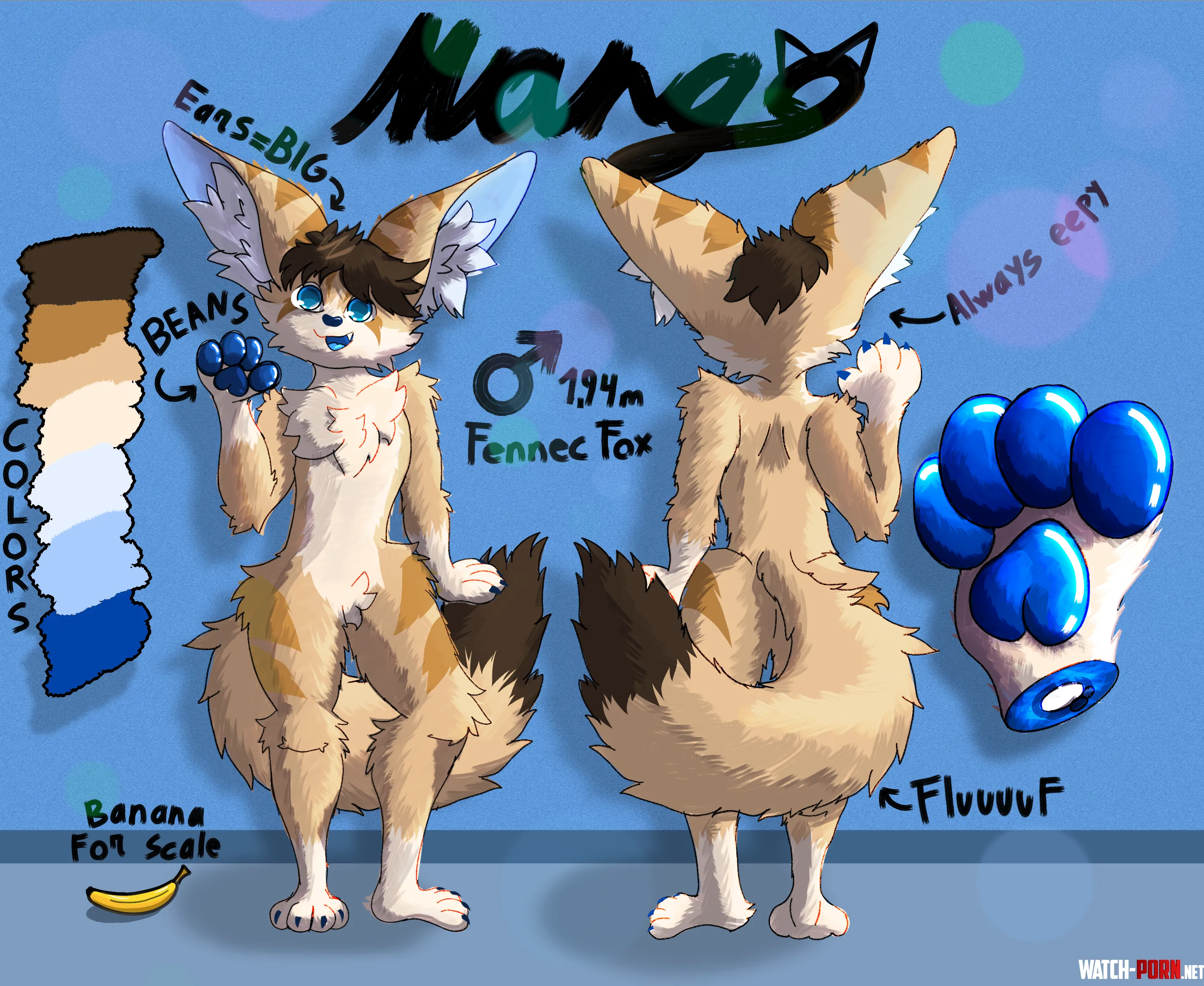What do you think of my new ref ? by FoxNamedMango