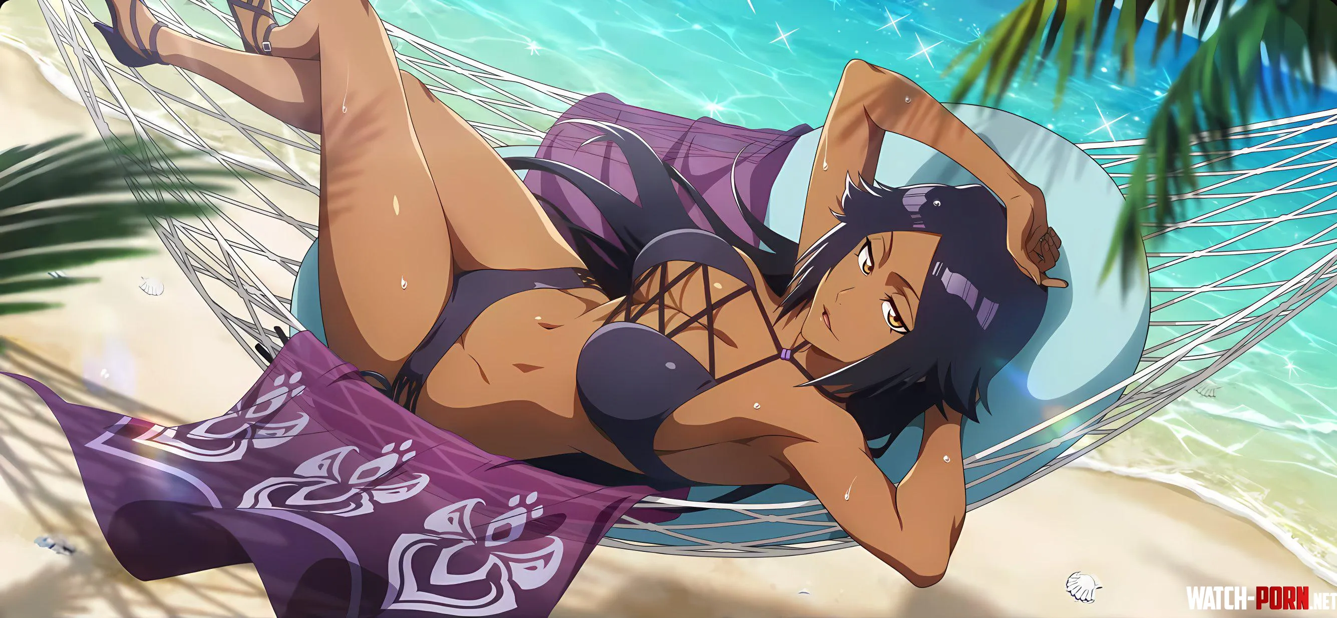 Summer Yoruichi [Bleach] (Kuro) by A_MASSIVE_PERVERT