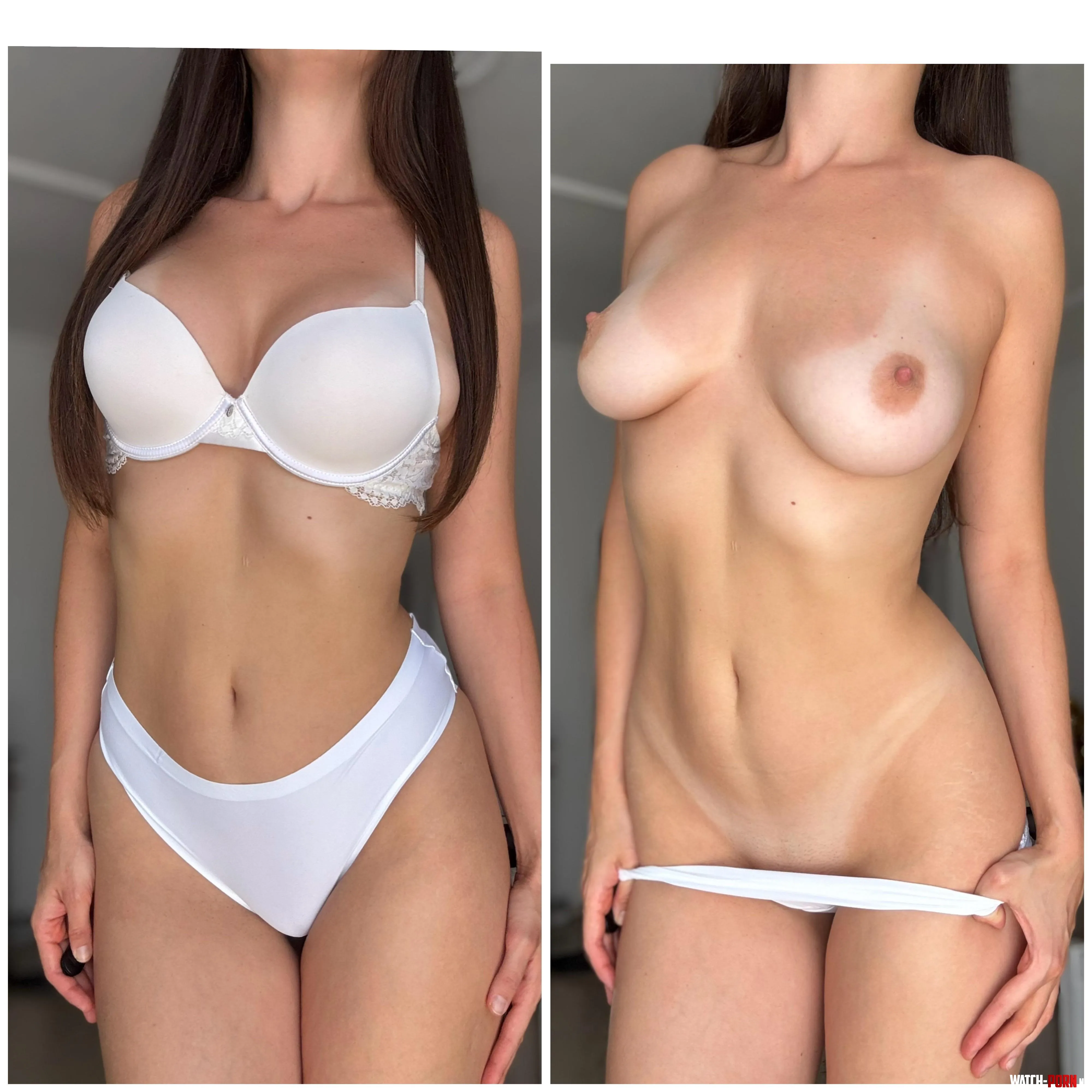 White underwear and tanned body is the best combo by Marielle333