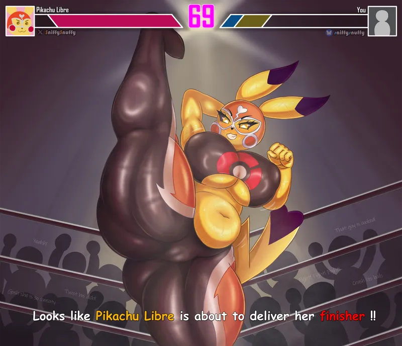 Thumbnail Pikachu Libre's Axe Kick Preparation - Dive into PokePorn with Cosmic_Shark