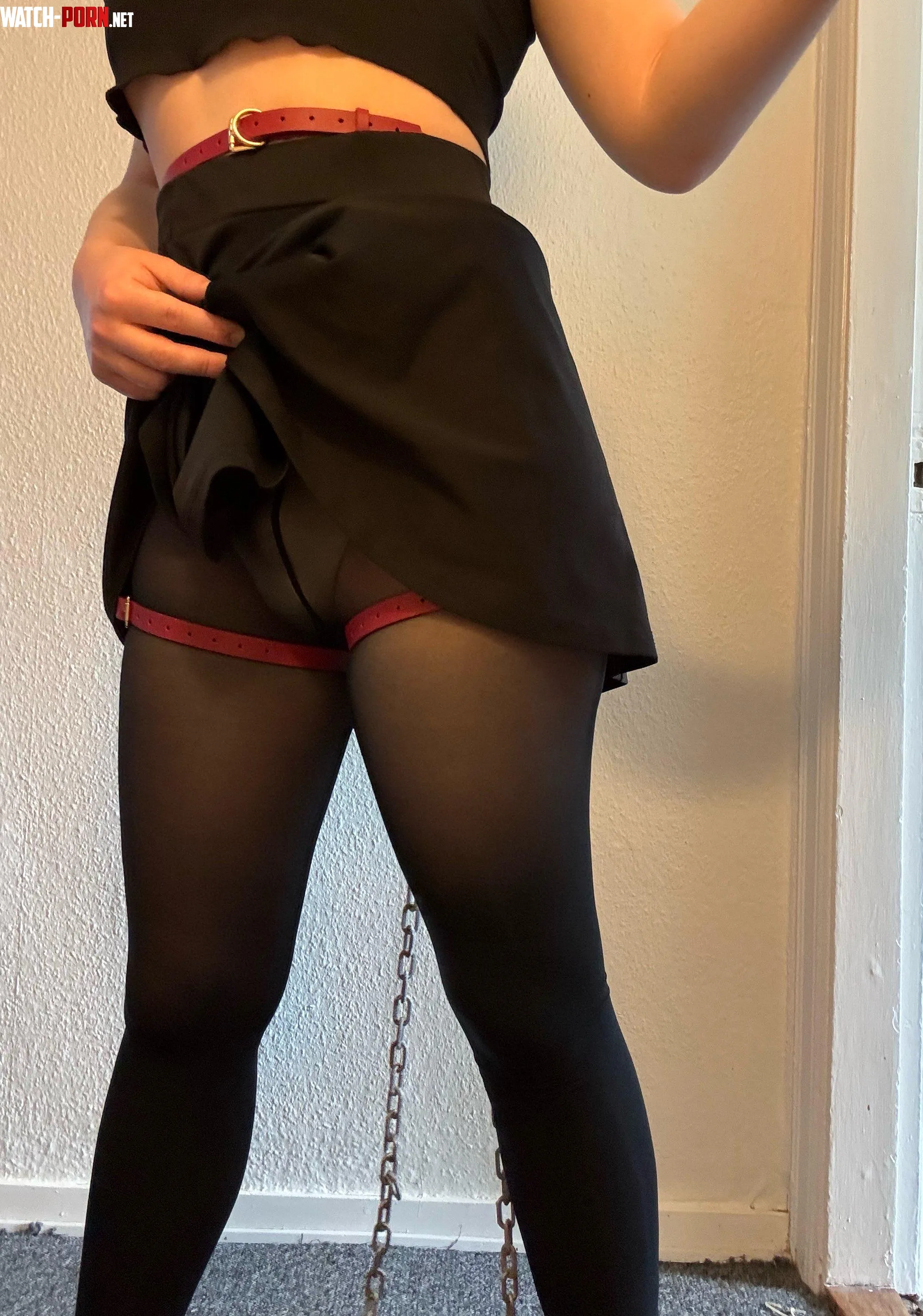 Would anyone mind the cuffs and chains by mistress_and_pup