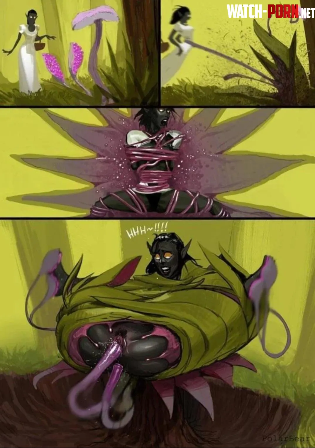 Becareful when walking through the woods, the prettiest flowers, are often the most dangerous. by bamboozlerIII