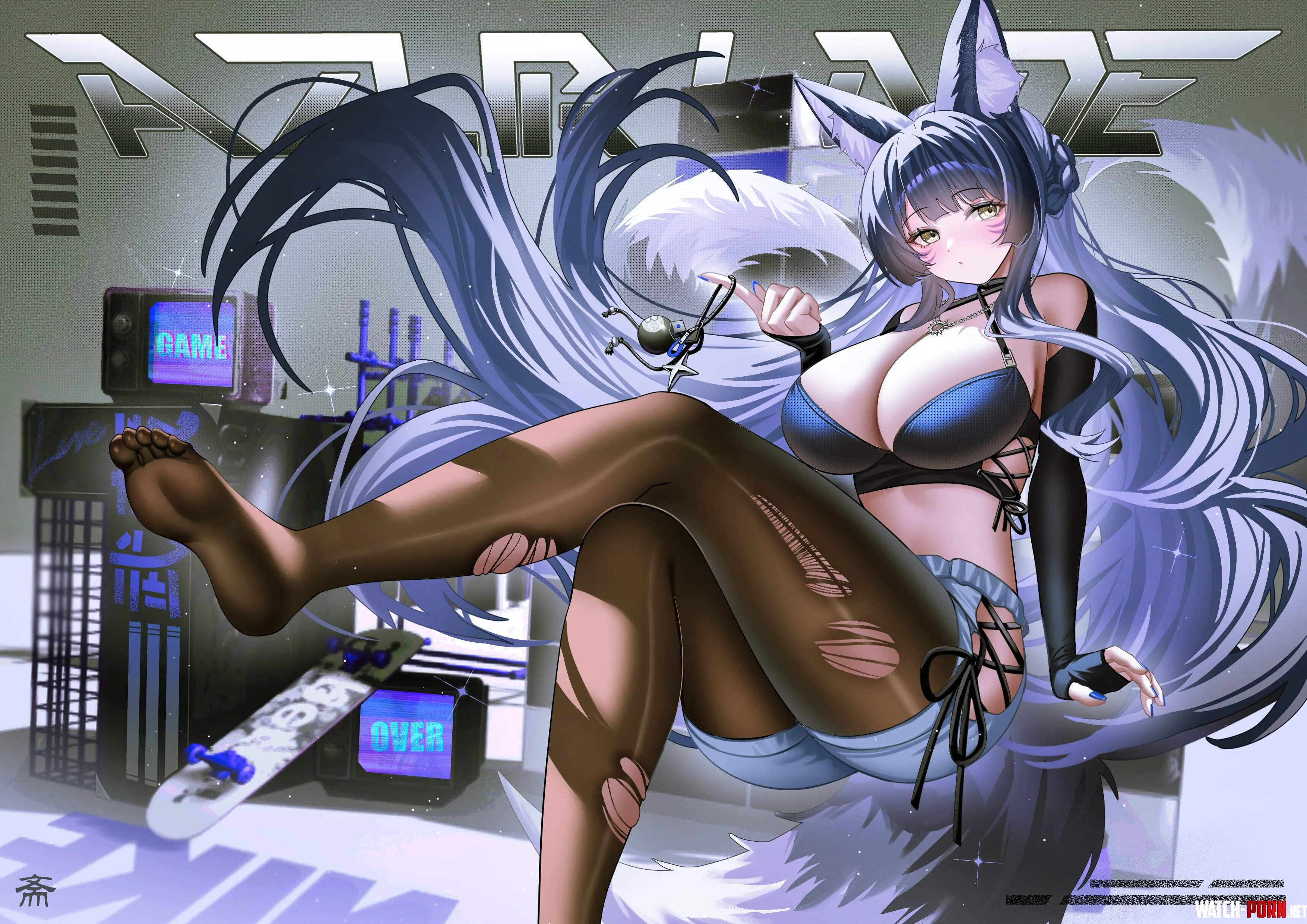 Musashi comely in shorts (碳酸 / szmmm303) by elegantloveglimmer