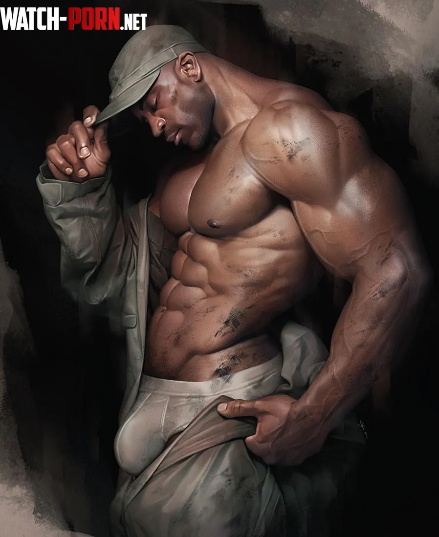 Mechanic gets dirty (@silverjow.bsky.social) by Cumtofight