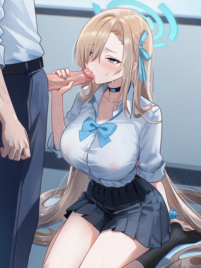 Thumbnail Sensual Pleasure: Blowjob from Asuna by Rolly2102 | Hentai