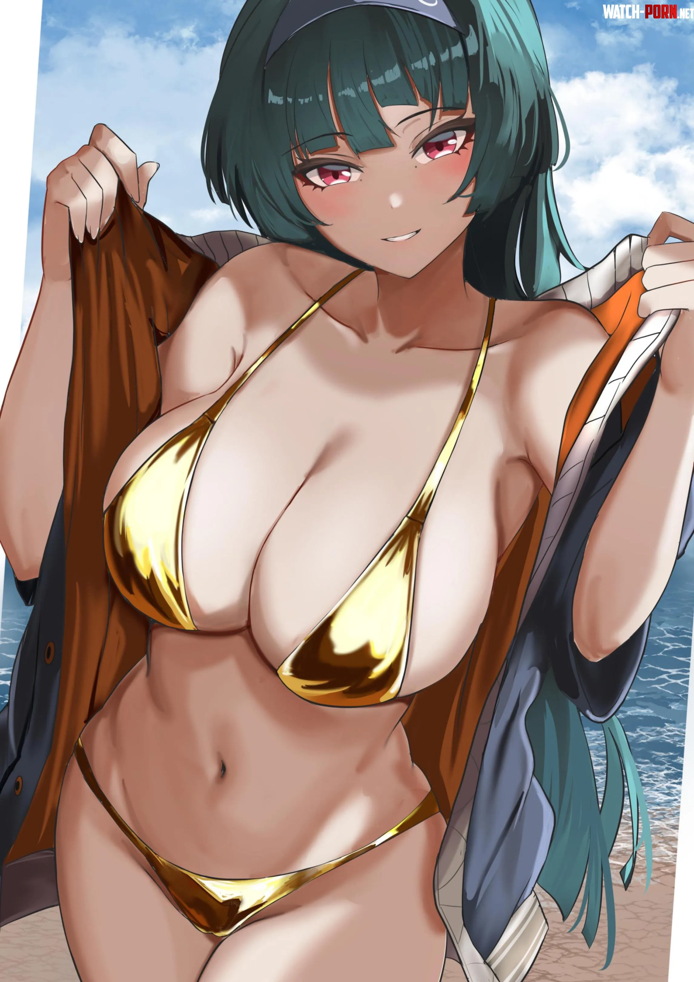 Astra in bikini (Tian Kazuki) [Zenless Zone Zero] by Alizeak
