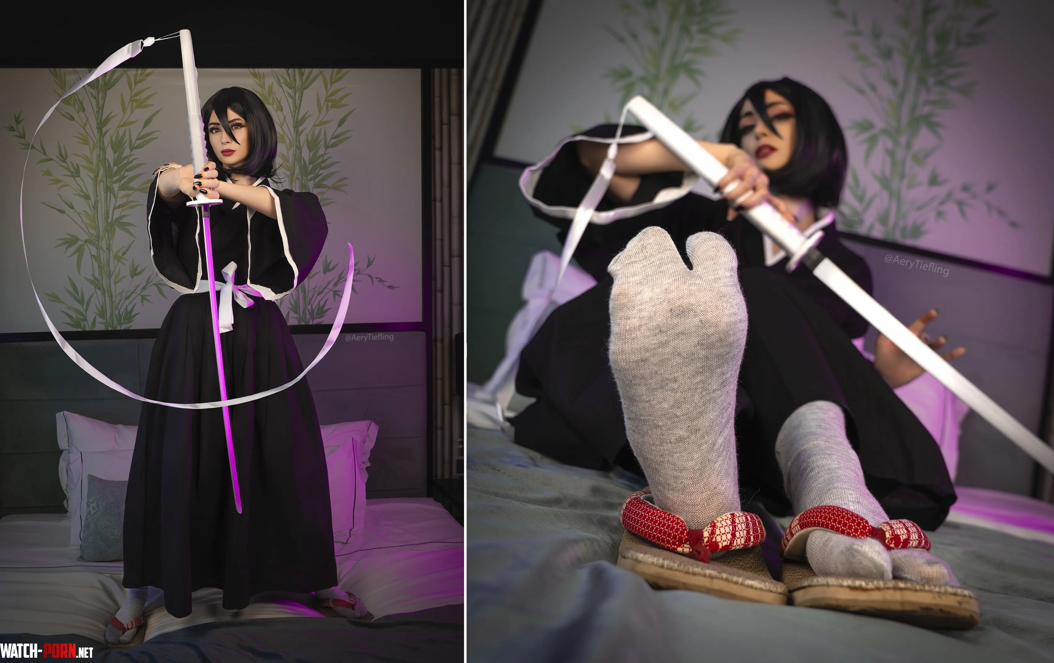 Rukia (Aery Tiefling) [Bleach][OC] by AeryKorvair