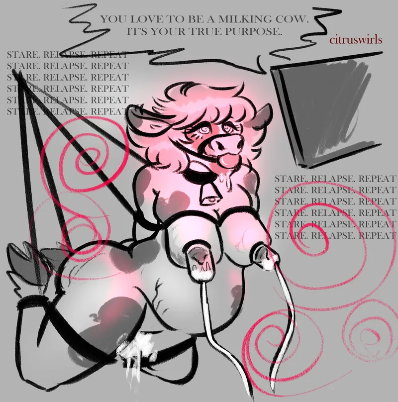 Thumbnail Milking Cow TF (Art by citruswirls) - Transformation Category