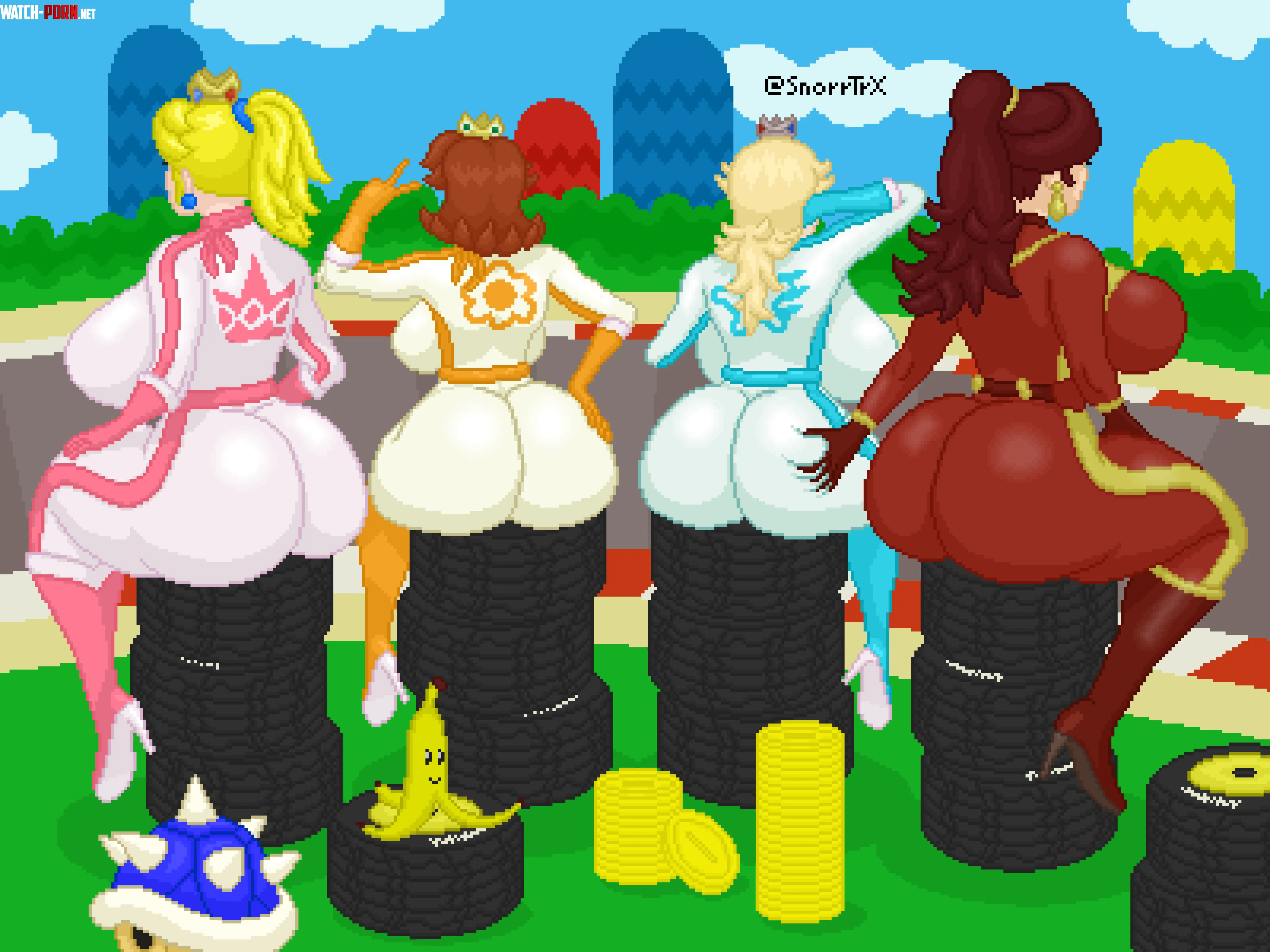 Mario Kart Booties (SnorrTrX) (OC) by SnorrTrX