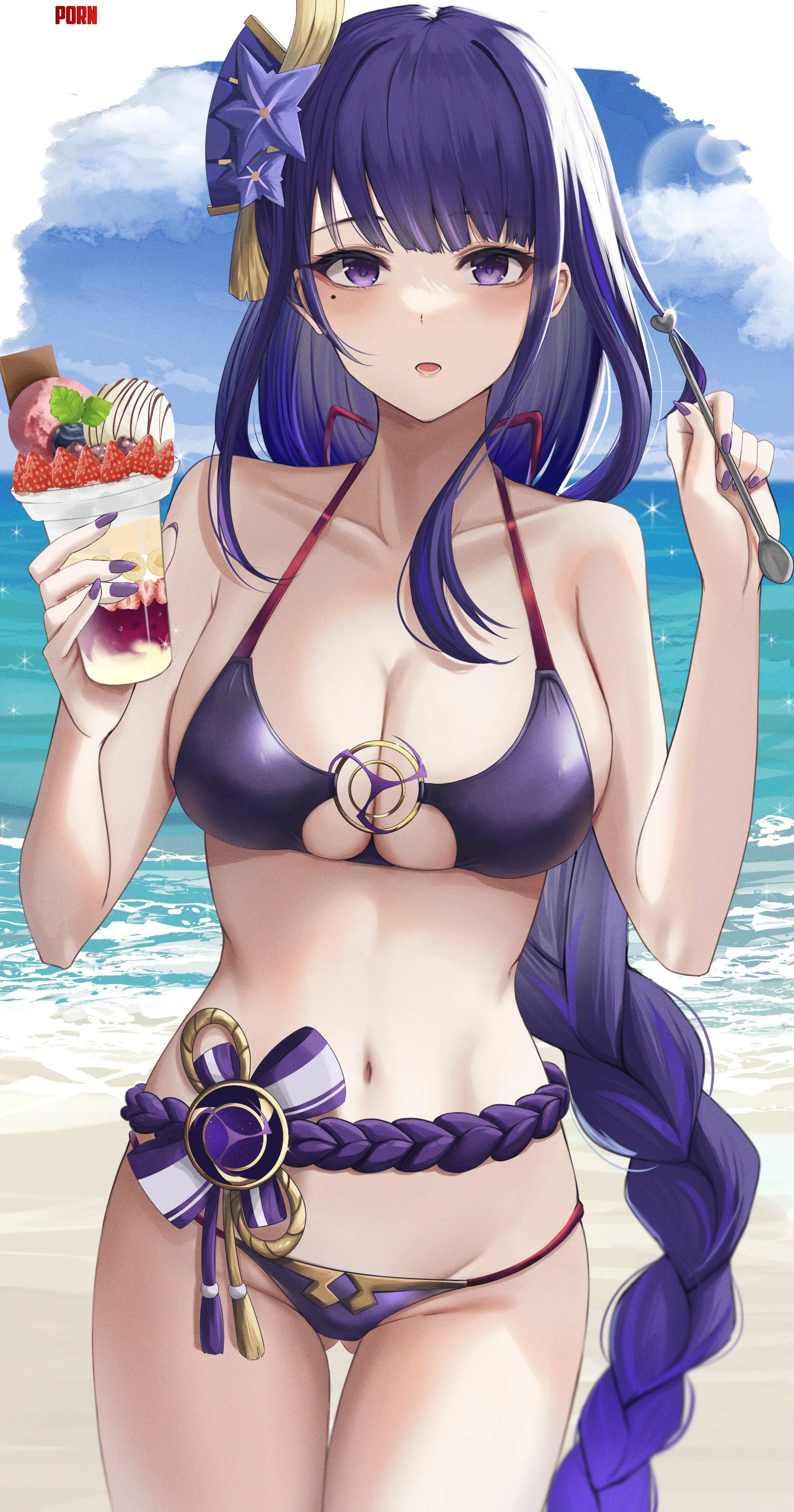 Summer Raiden [Genshin Impact] by petitecooki