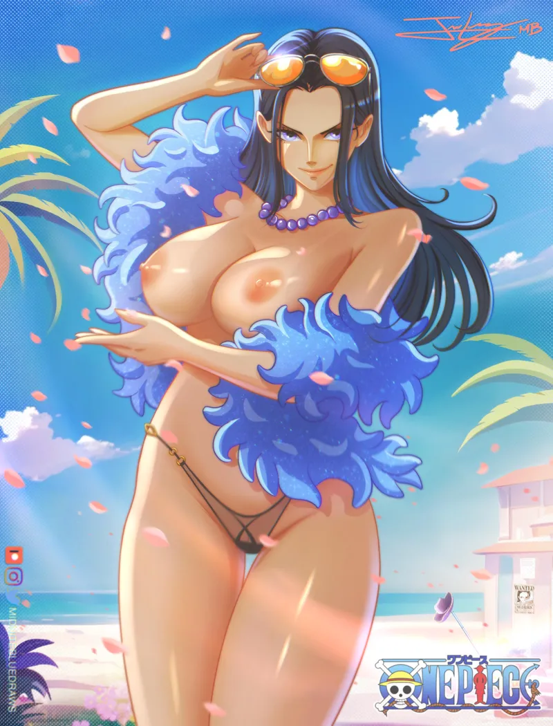 Thumbnail MidniteBlues' Stunning Nico Robin Fan Art