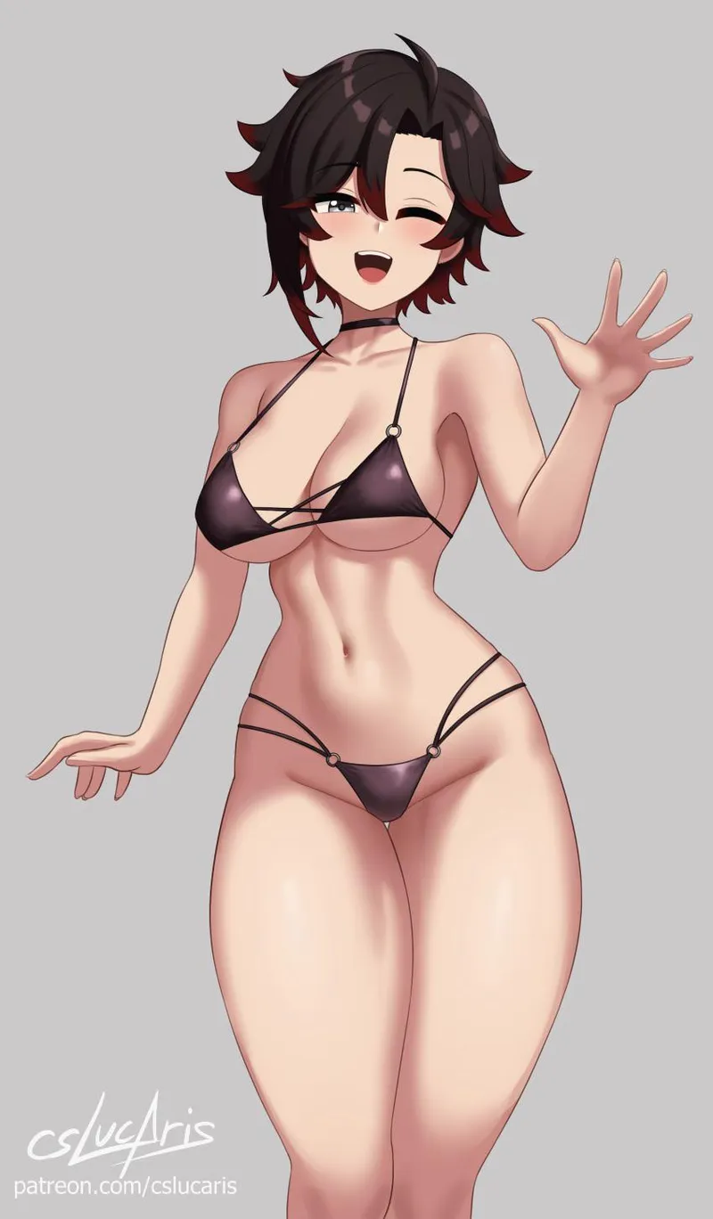 Thumbnail Alluring Animemidriff Pose | xwrecker's Anime Style