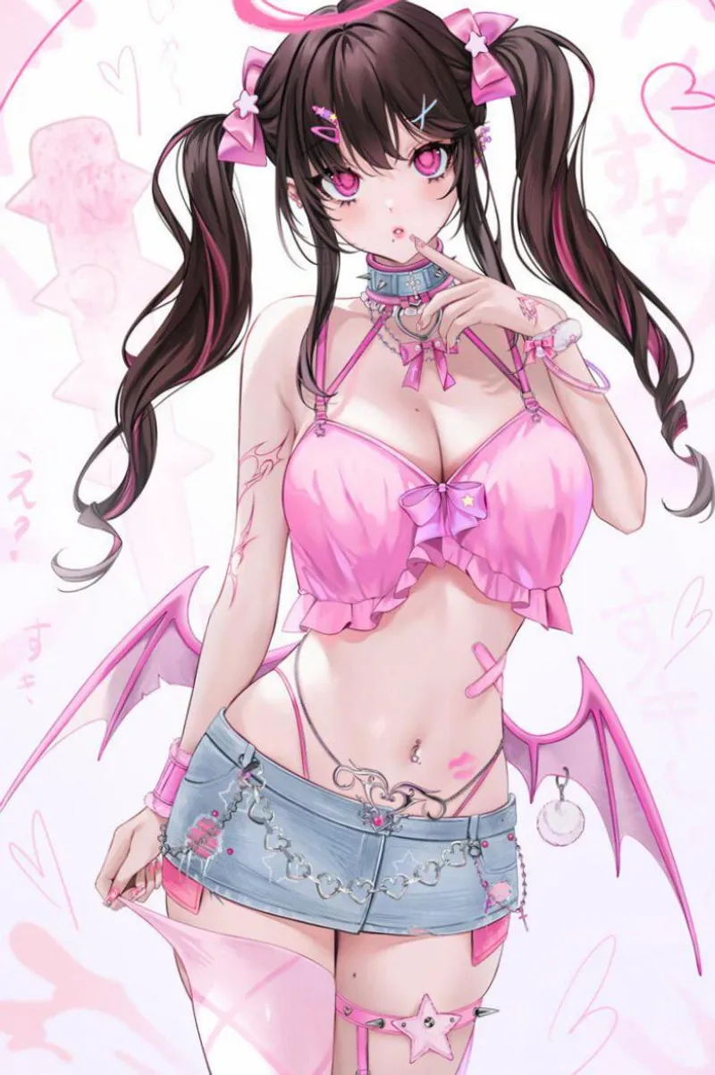 Thumbnail Omu Unveils a Tempting Display in 'Jeans Gal' by Raerrista in ecchi