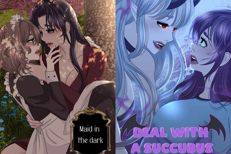 Thumbnail Exploring Two New GL Webtoons: maid in the dark & deal with a succubus in yuri