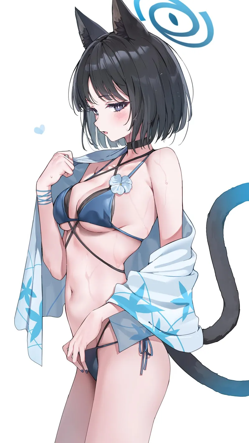 Thumbnail xSaviour_N Teases with 'Swimsuit Kikyou' in a Seductive ecchi Setting