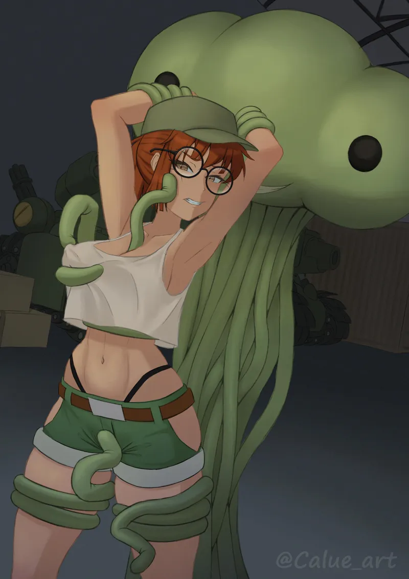 Thumbnail Fio's Encounter with Tentacles in Tentai Art by Calue_art