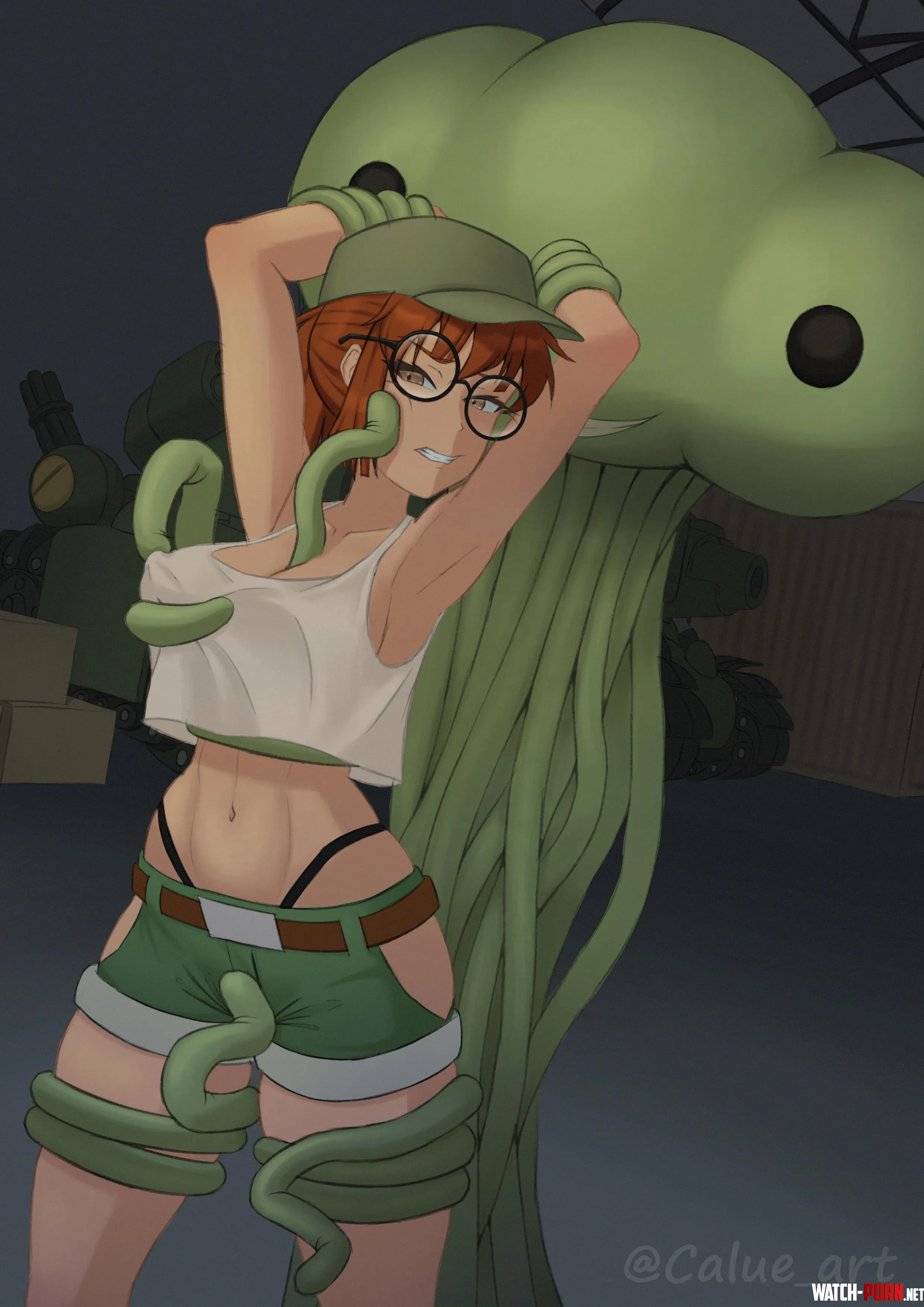 Fio about to get tentacled (Calue_art) by C4lu3_Br1s4