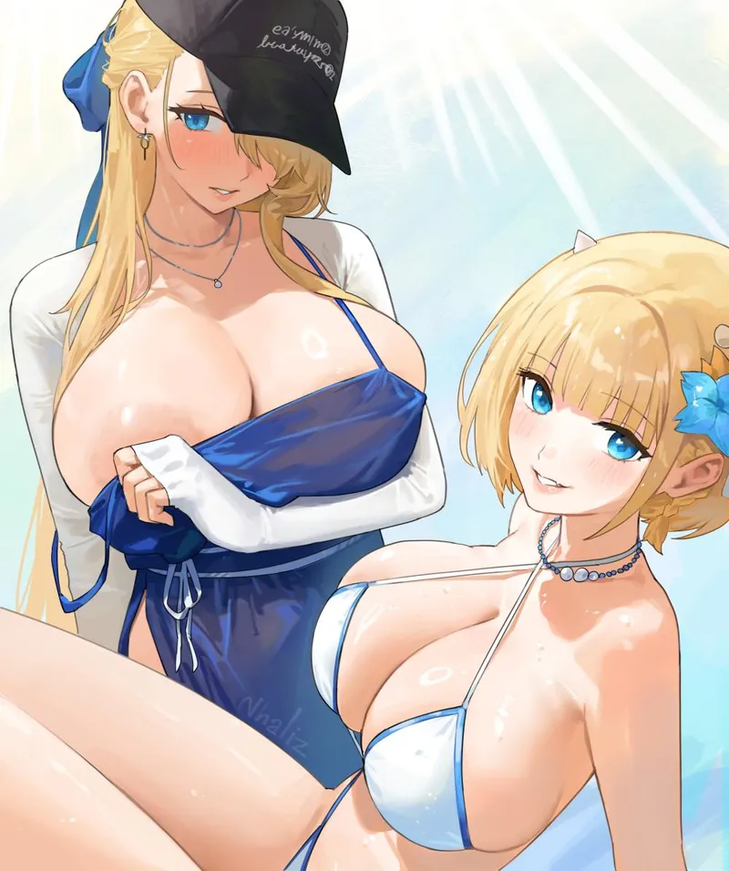 Thumbnail xSaviour_N Dives into BigAnimeTiddies with Justia & Wilhelmina
