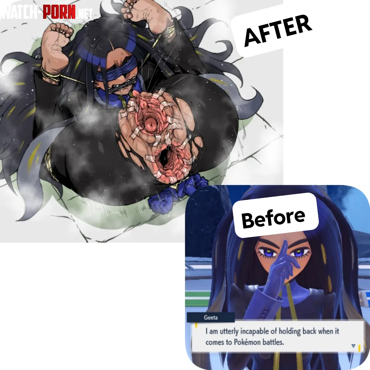 She wasn't worthy of the champion title,being an onahole suits you better! (了入丸) by My-Cock-Sword