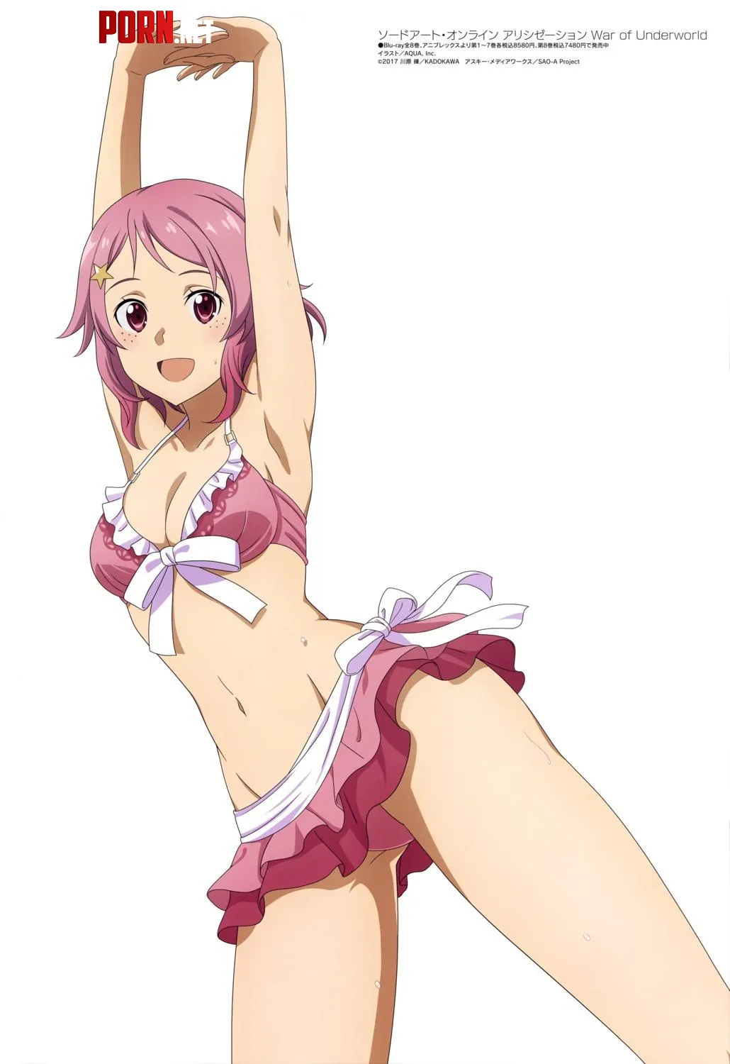 Lisbeth stretching by CosplayMakin