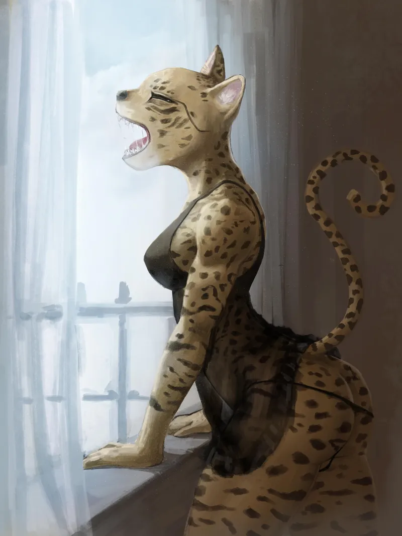 Thumbnail Senior_Positive_7019's Furry Art Collection | Morning Vibes