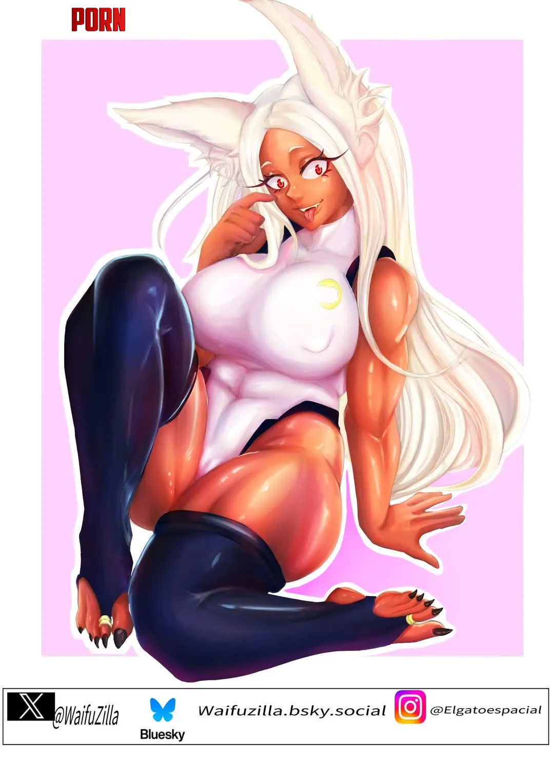 Mirko (Waifuzilla)[MyheroAcademia] by Raerrista