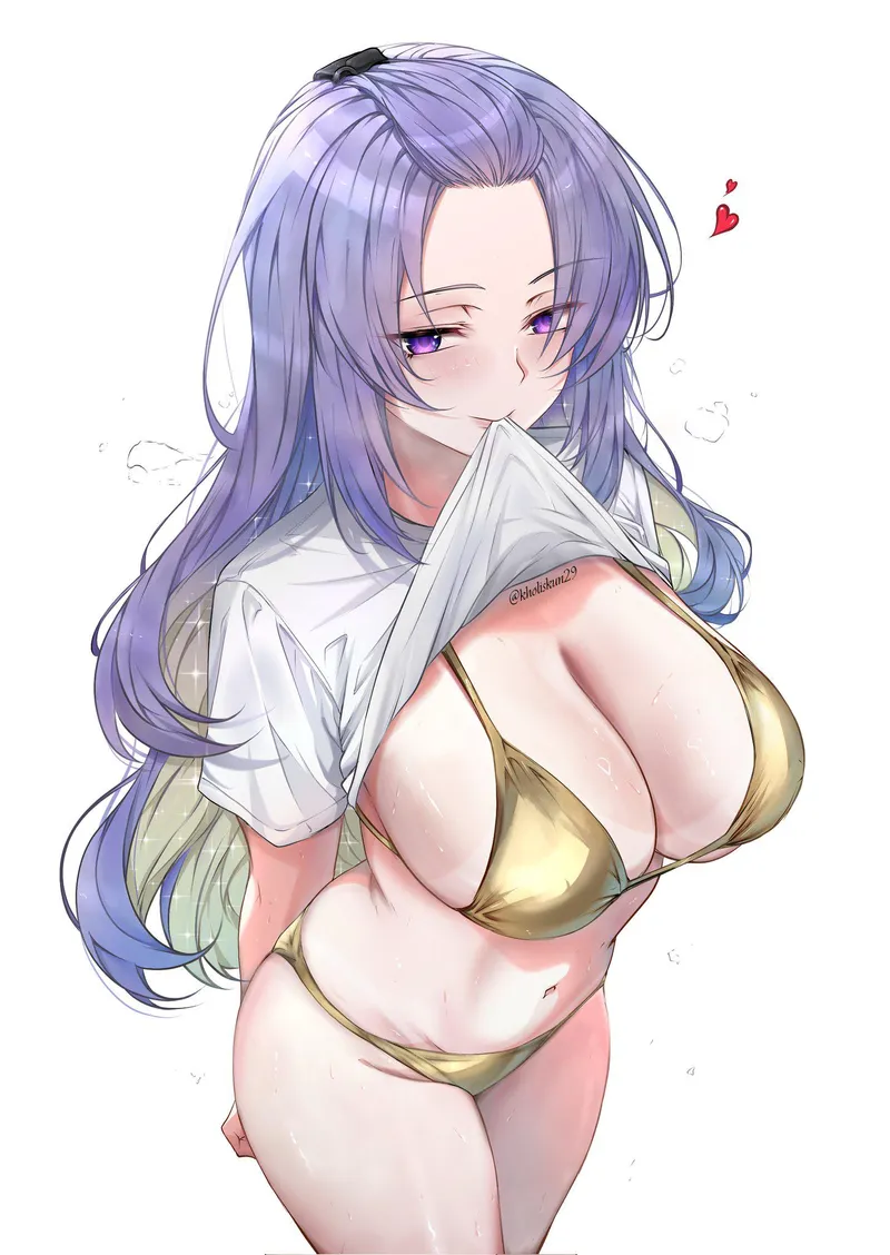Thumbnail Gold Bikini Moona from Hololive by xSaviour_N | BigAnimeTiddies