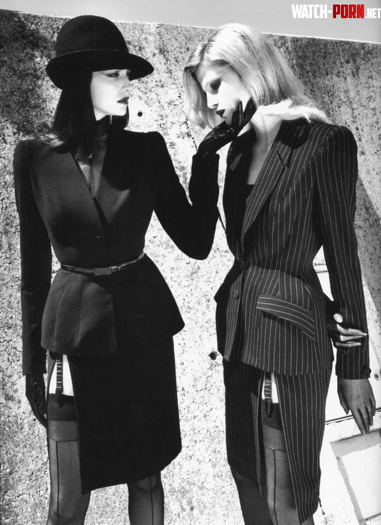 Nadja Auermann & Brigitta Bungard by bil-sabab