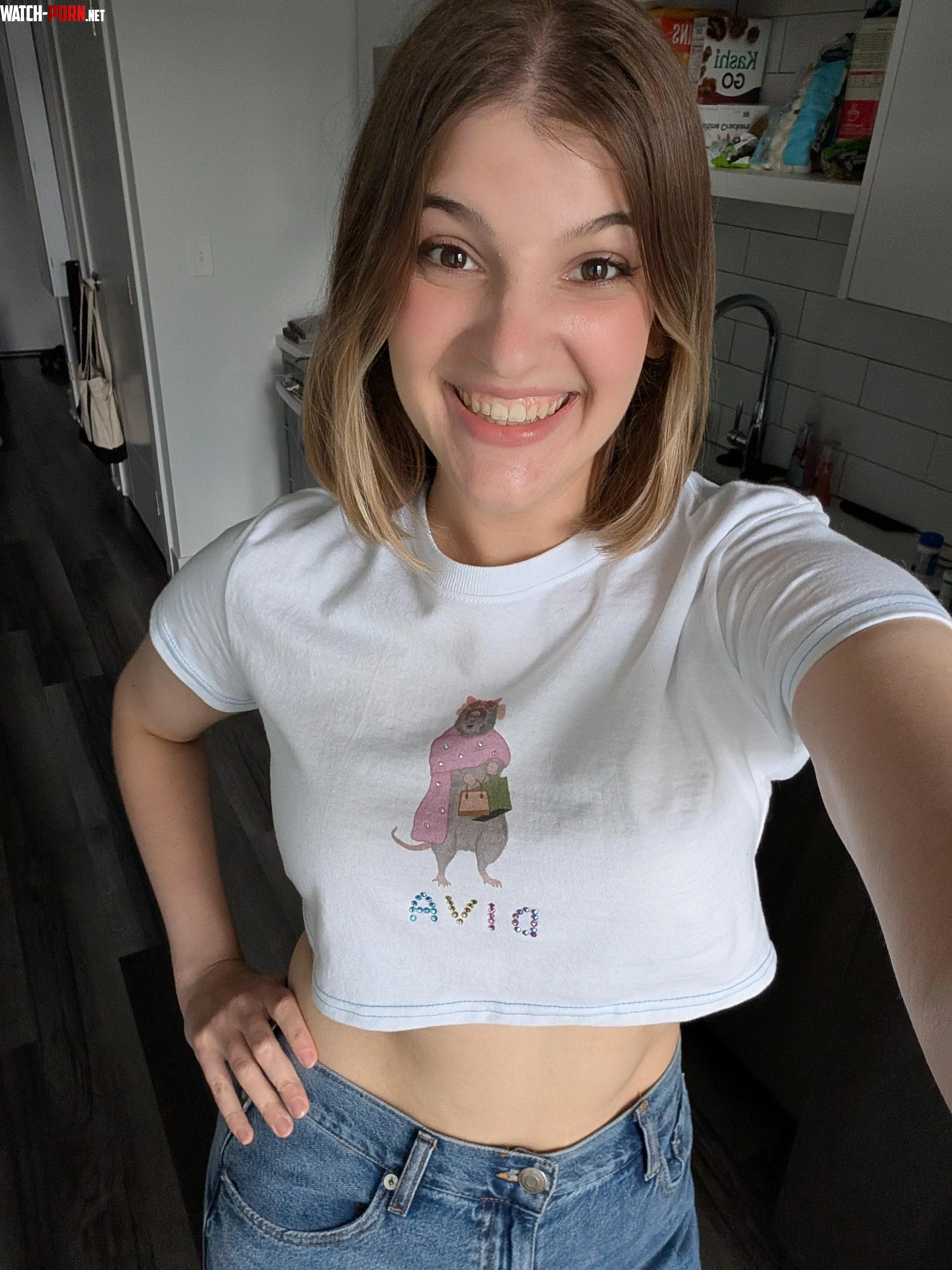 My silly new crop top by ebee7