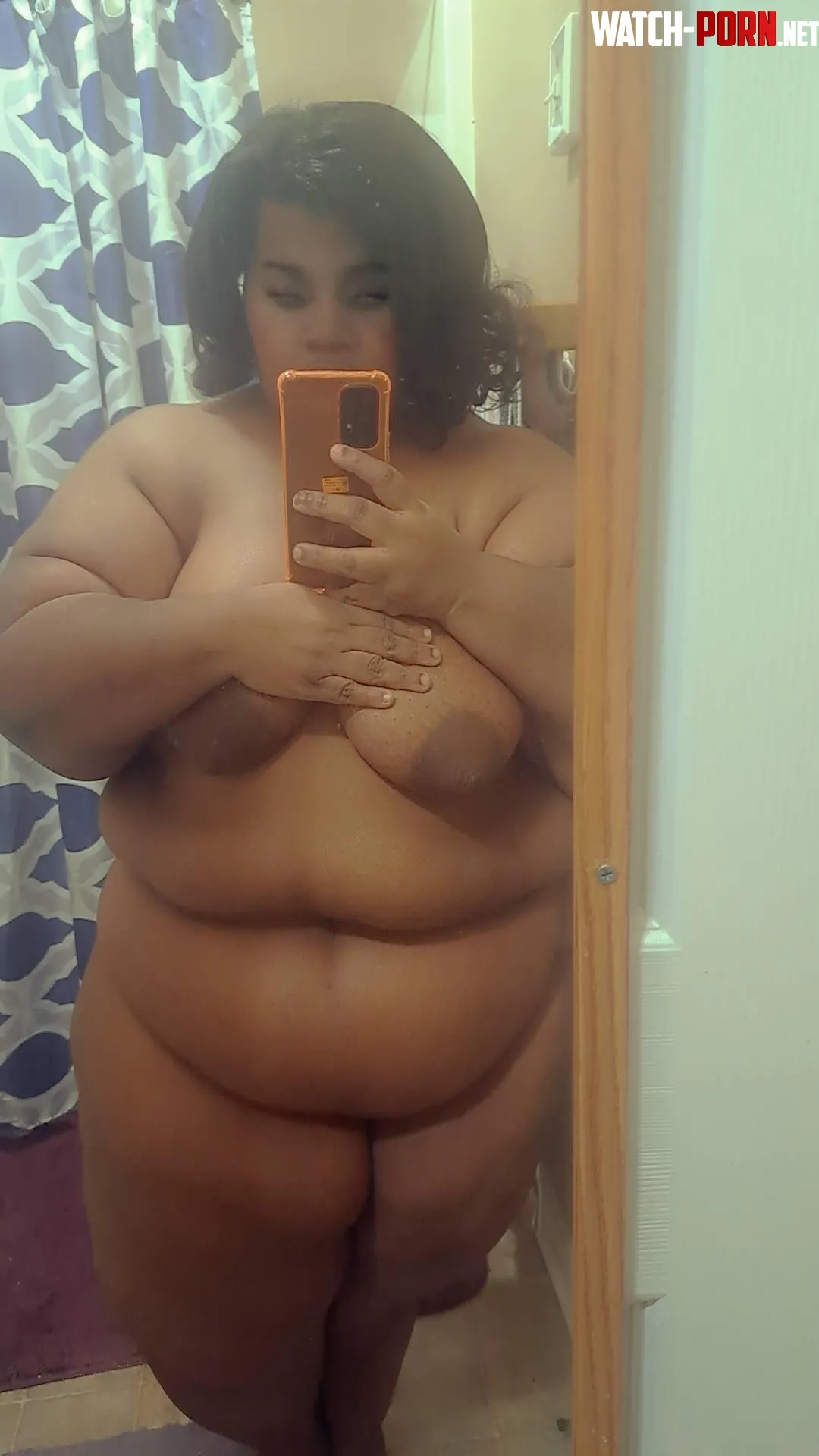 I love the idea of being kept naked in the house. You dont want me to cover up my chocolate bbw body. Even if we have guests coming over. by chocolategoddessbw