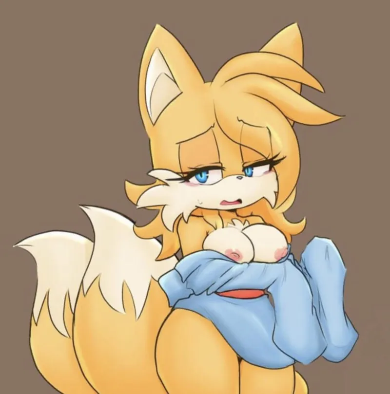 Thumbnail newlovehere Unveils Tails Undressing - SonicPorn Experience