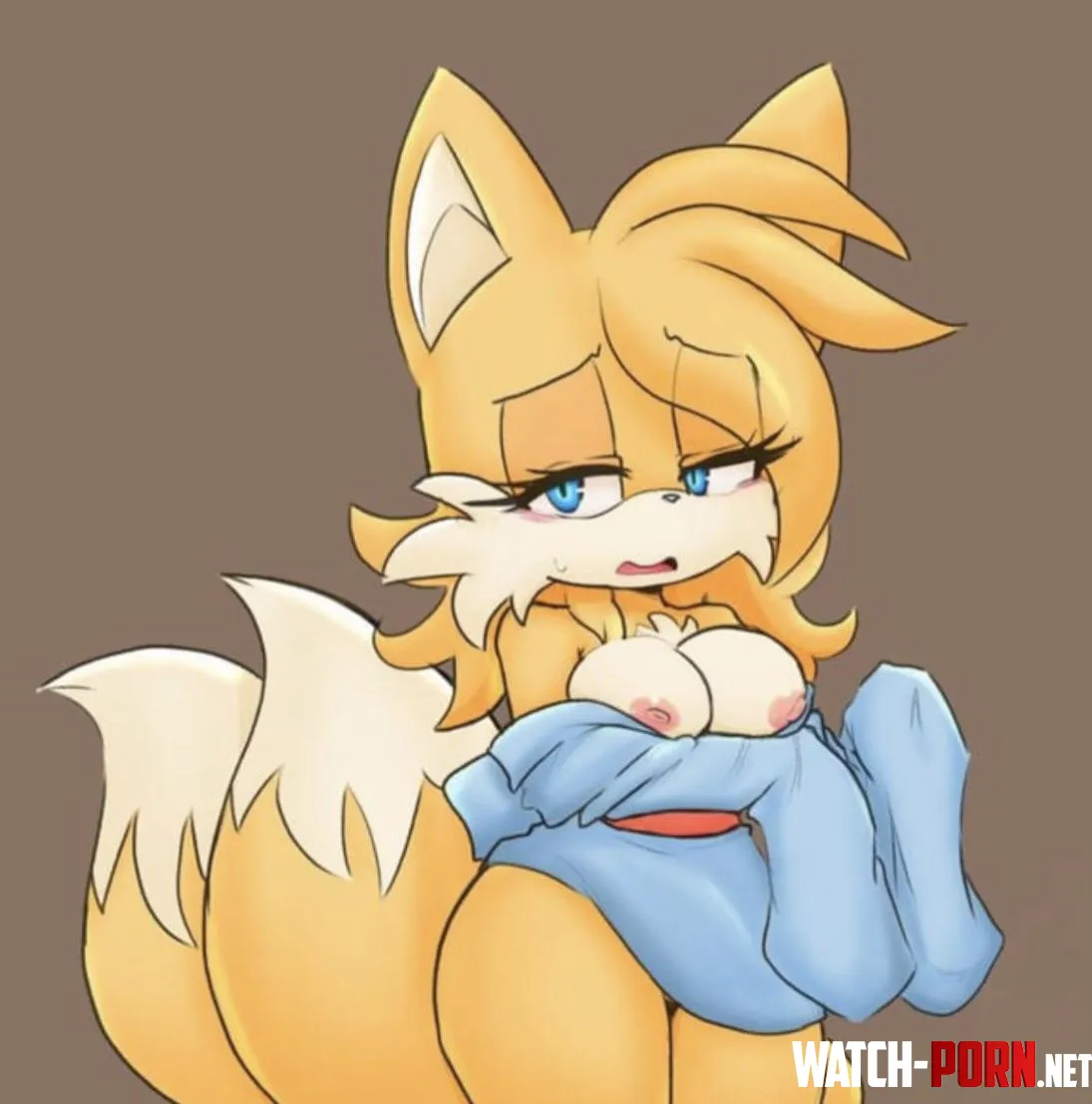 Tails undressing by newlovehere