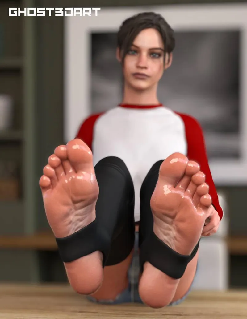 Thumbnail Claire Redfield's Sensual Feet: Resident Evil's Delight by Kyoto709