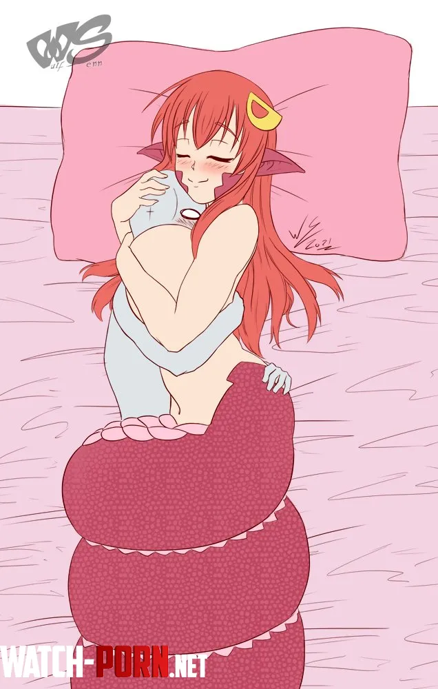 Morning cuddles with a lamia (wulfsenn) by Informal_Ad_4740