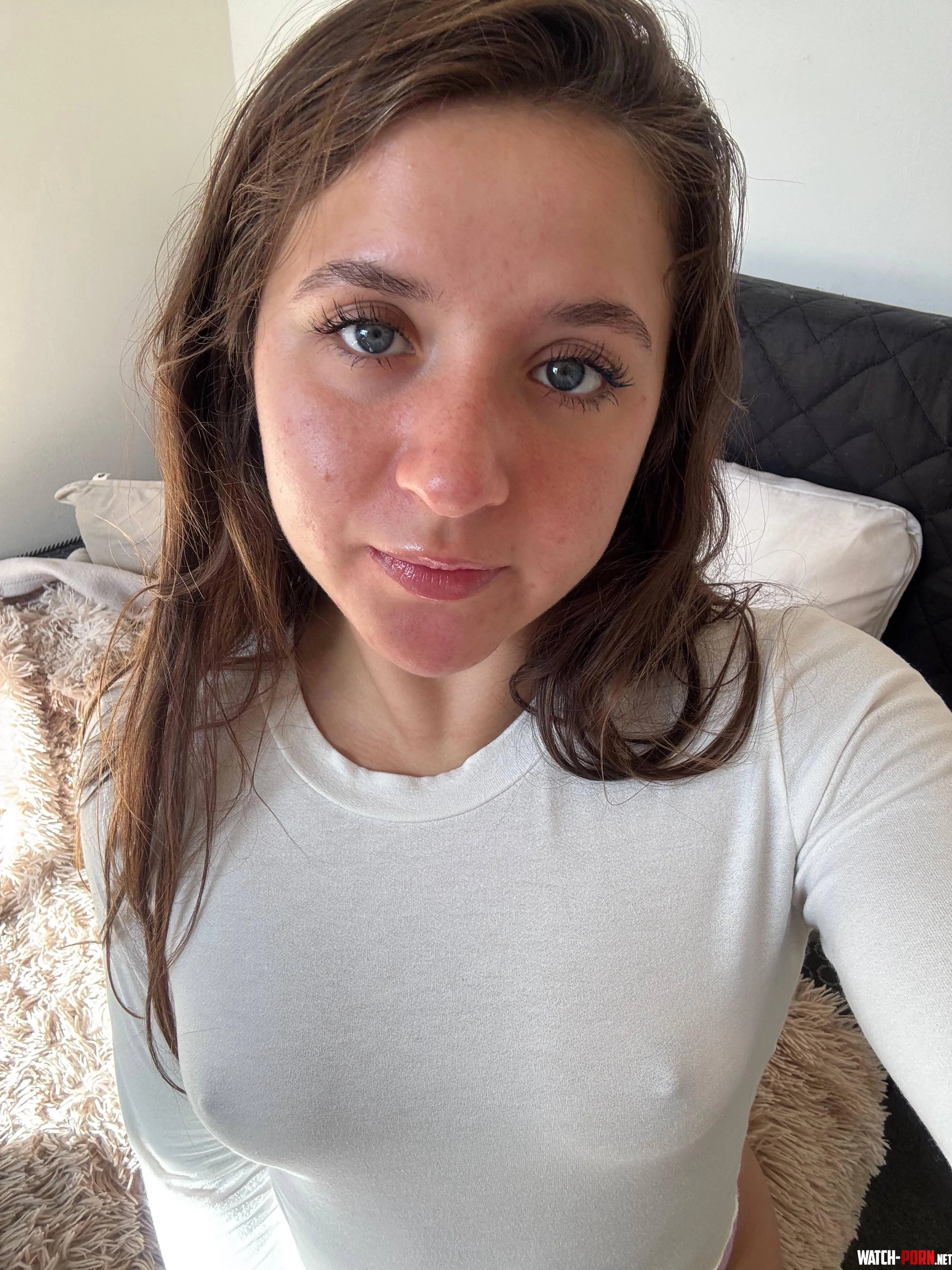 I’m starting to love the white tops during braless days by Lovelivee