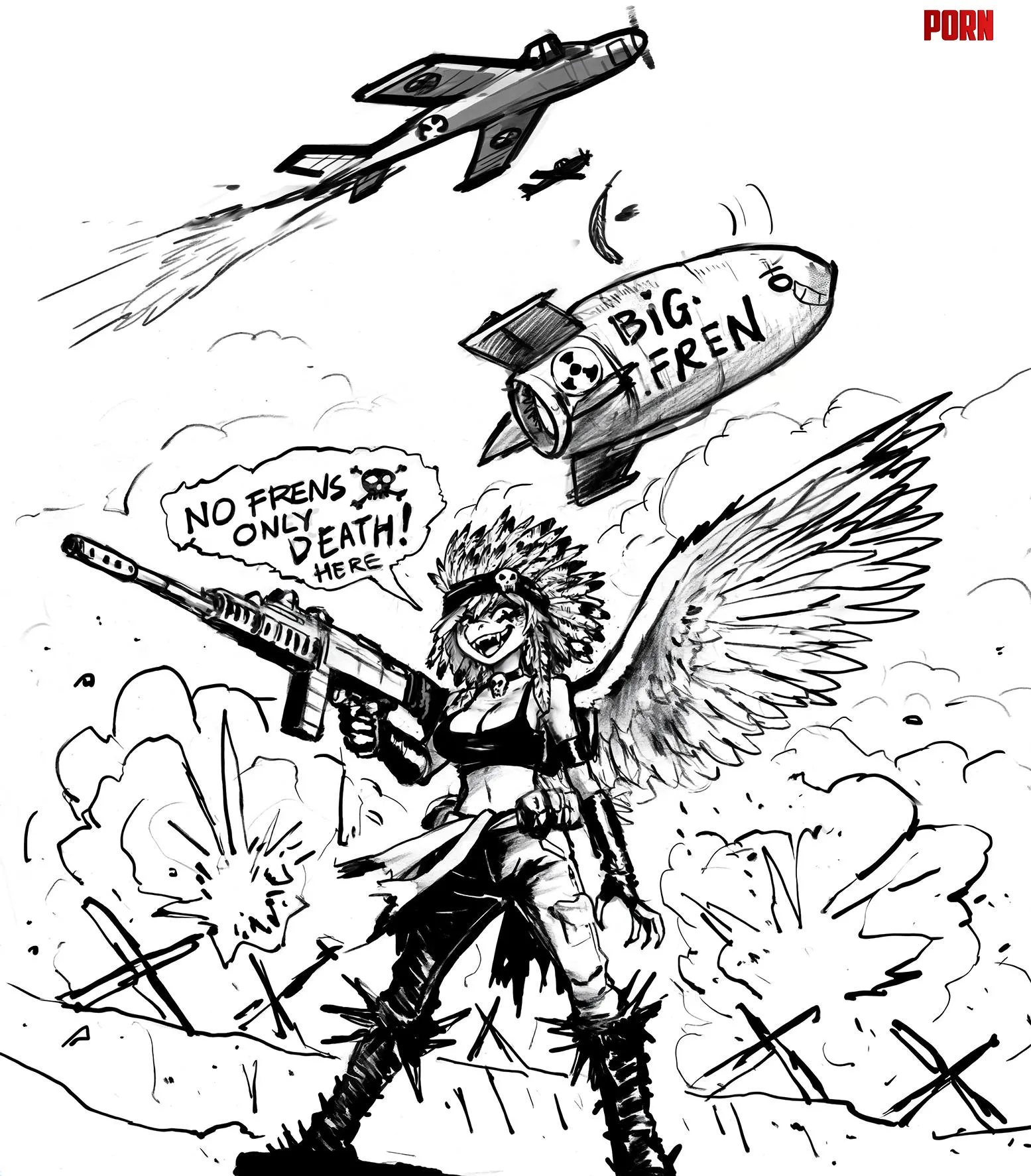 No frens only death [OC] by alexiuss