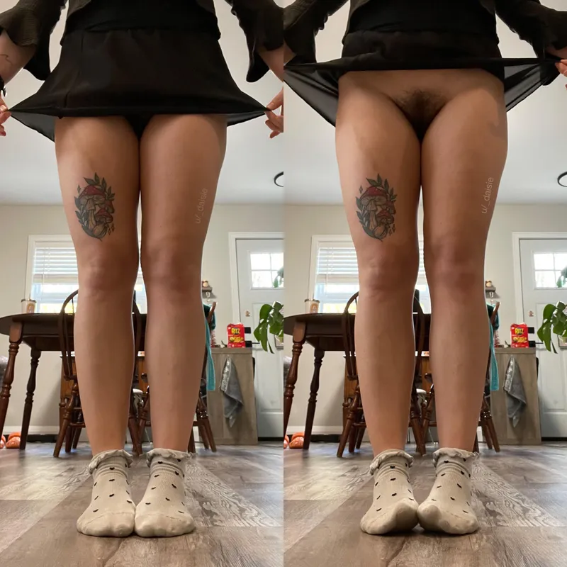 Thumbnail _daisie's Bold Statement: 'Your Breakfast is Under My Skirt' - Hairy Revelations