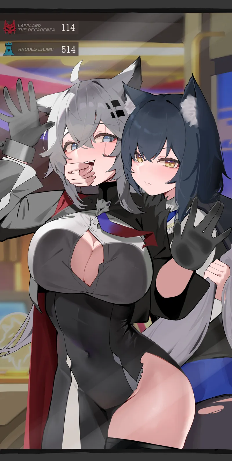 Thumbnail llamanatee Explores Yuri with Texas Inspecting Lappland - Arknights