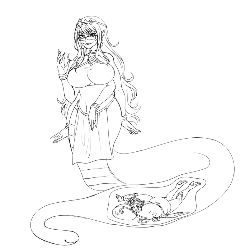 Thumbnail Commission Open: Her Clothes Are Starting to Get Digested, Commissions Open by Ok-Sorbet-8676