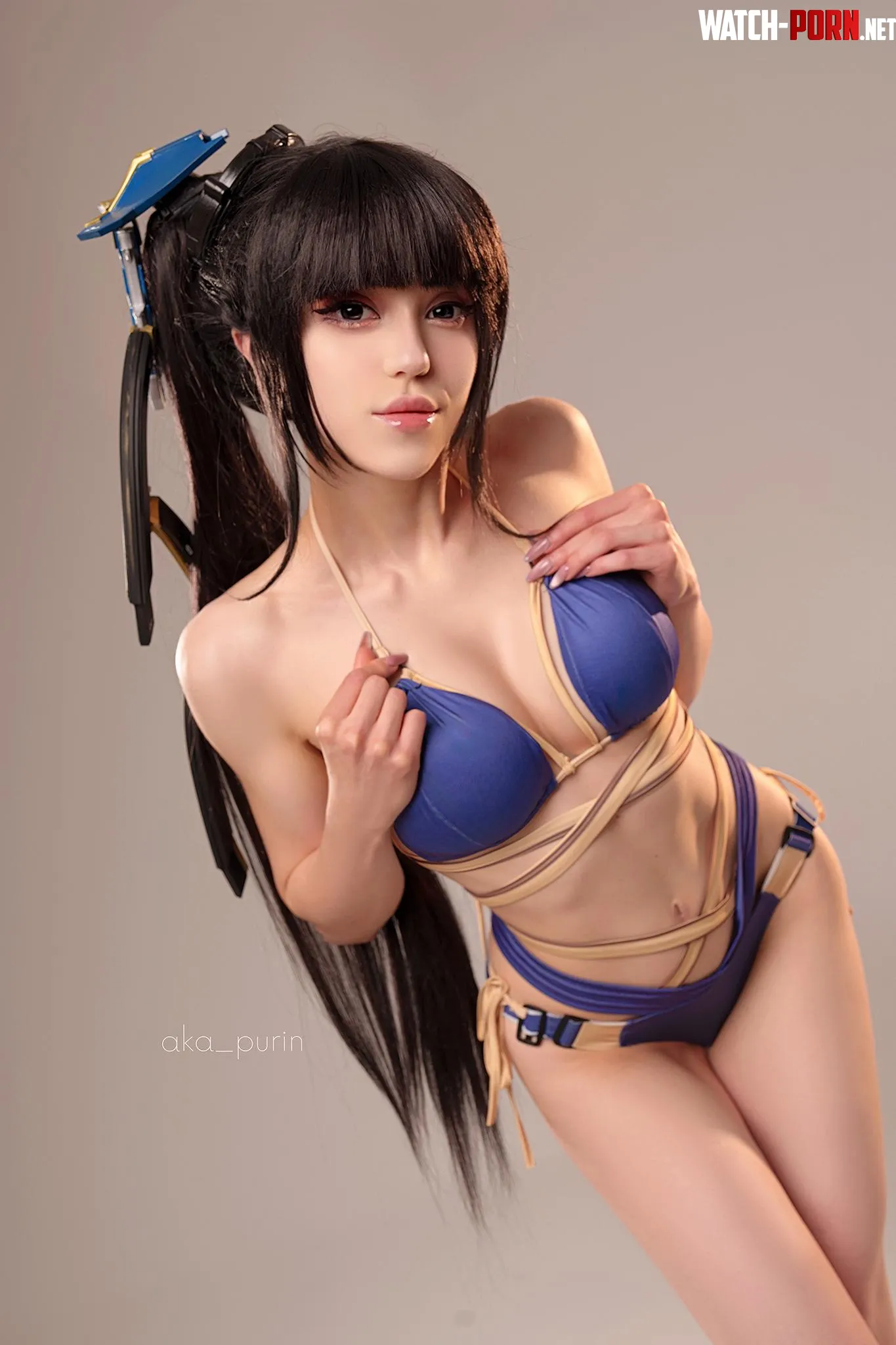 Swimsuit EVE cosplay by Purin (aka_purin) by purinex