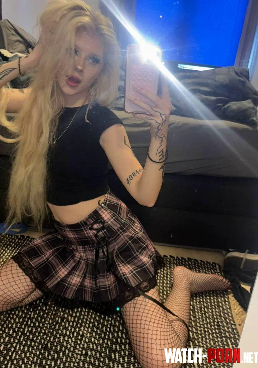 my teacher said I should wear a croptop with fishnets and a miniskirt to make him happy by velvetnovabloom