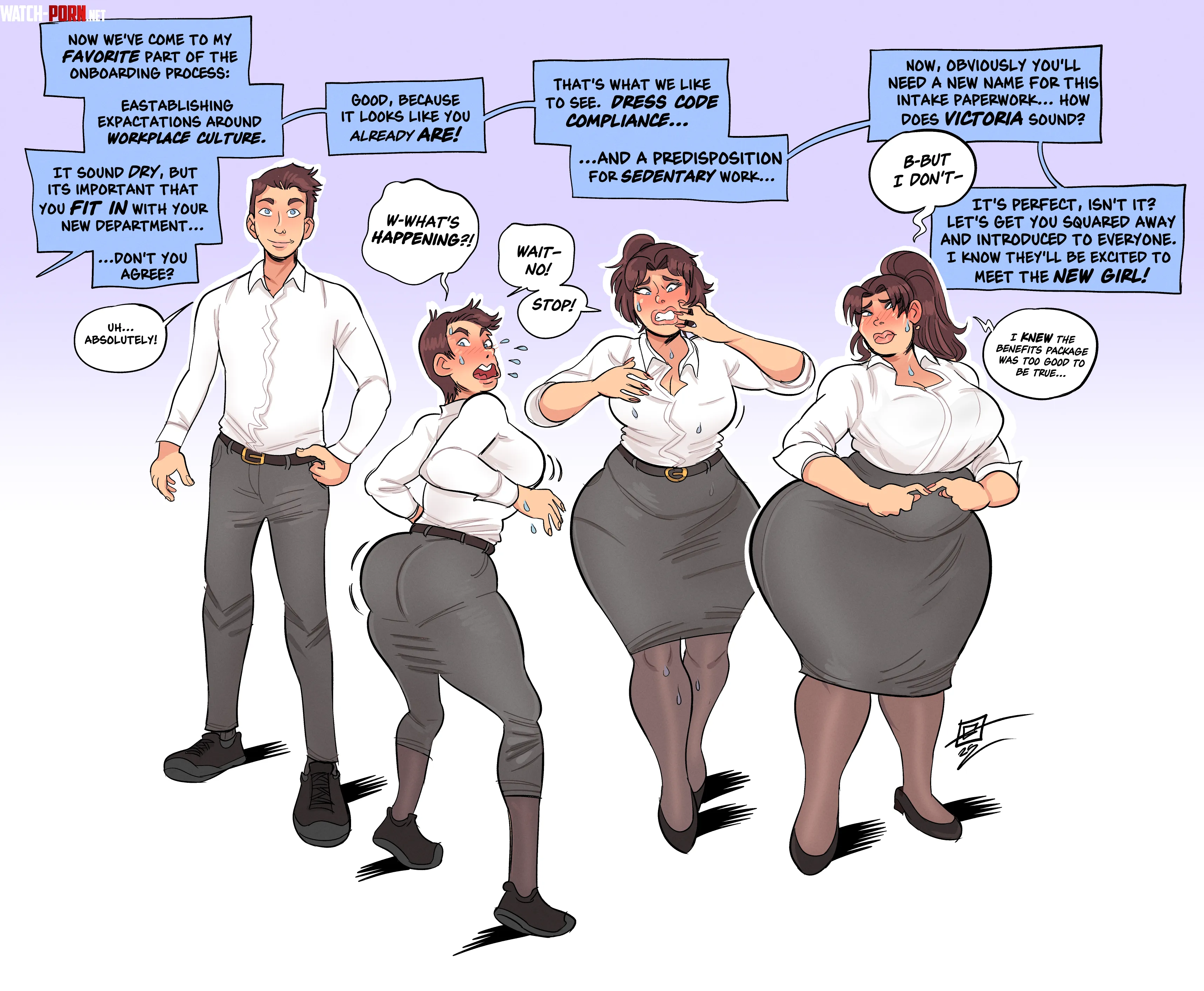 Office Work - TG/WG by Grumpy-TG by wysjm