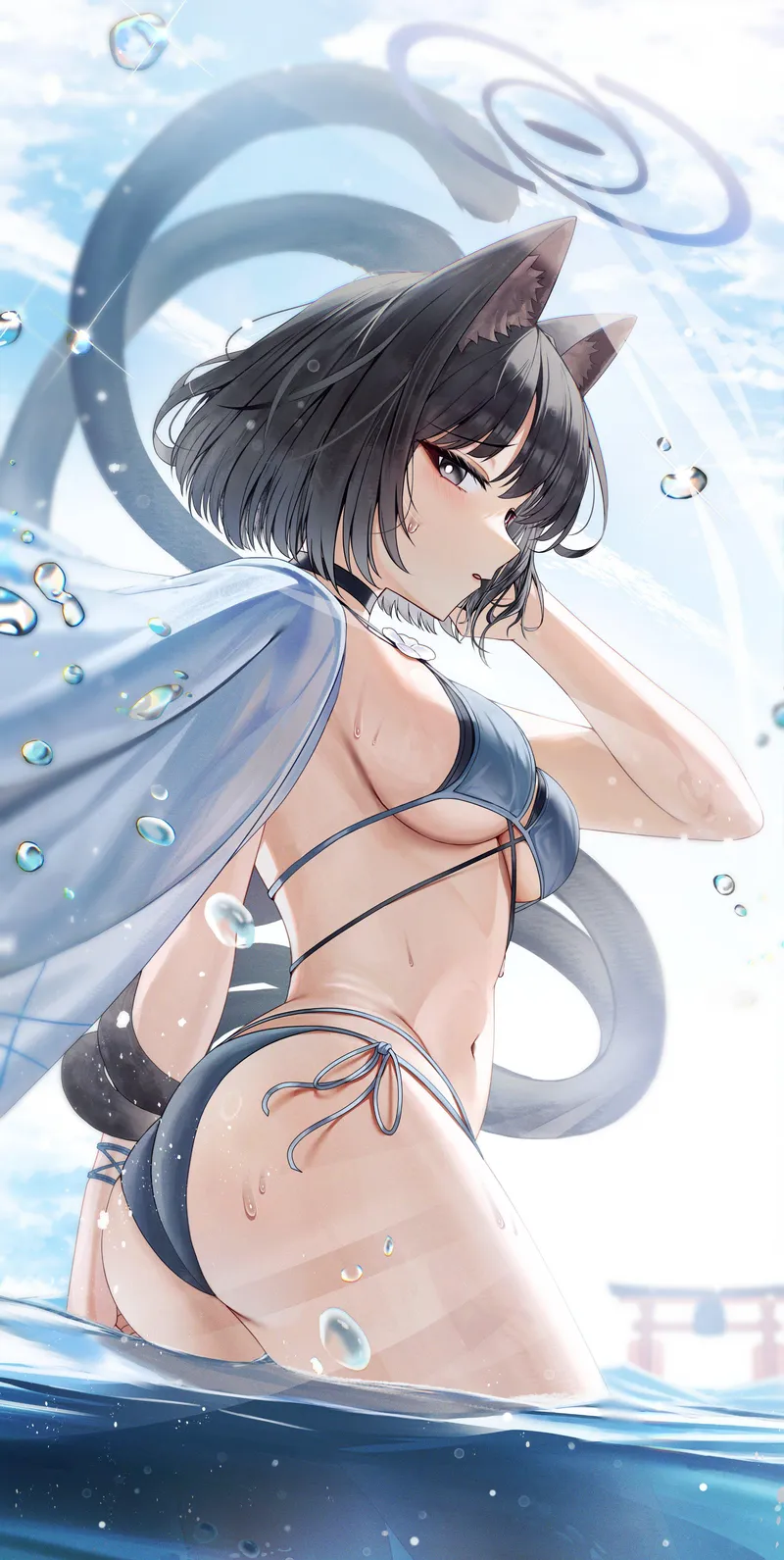 Thumbnail Kikyou from Blue Archive: A Captivating swimsuithentai Capture