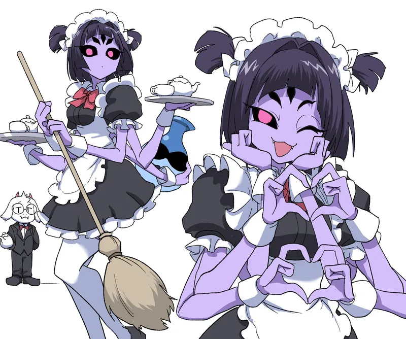 Thumbnail Maid Muffet by danasu - A_MASSIVE_PERVERT | MonsterGirl