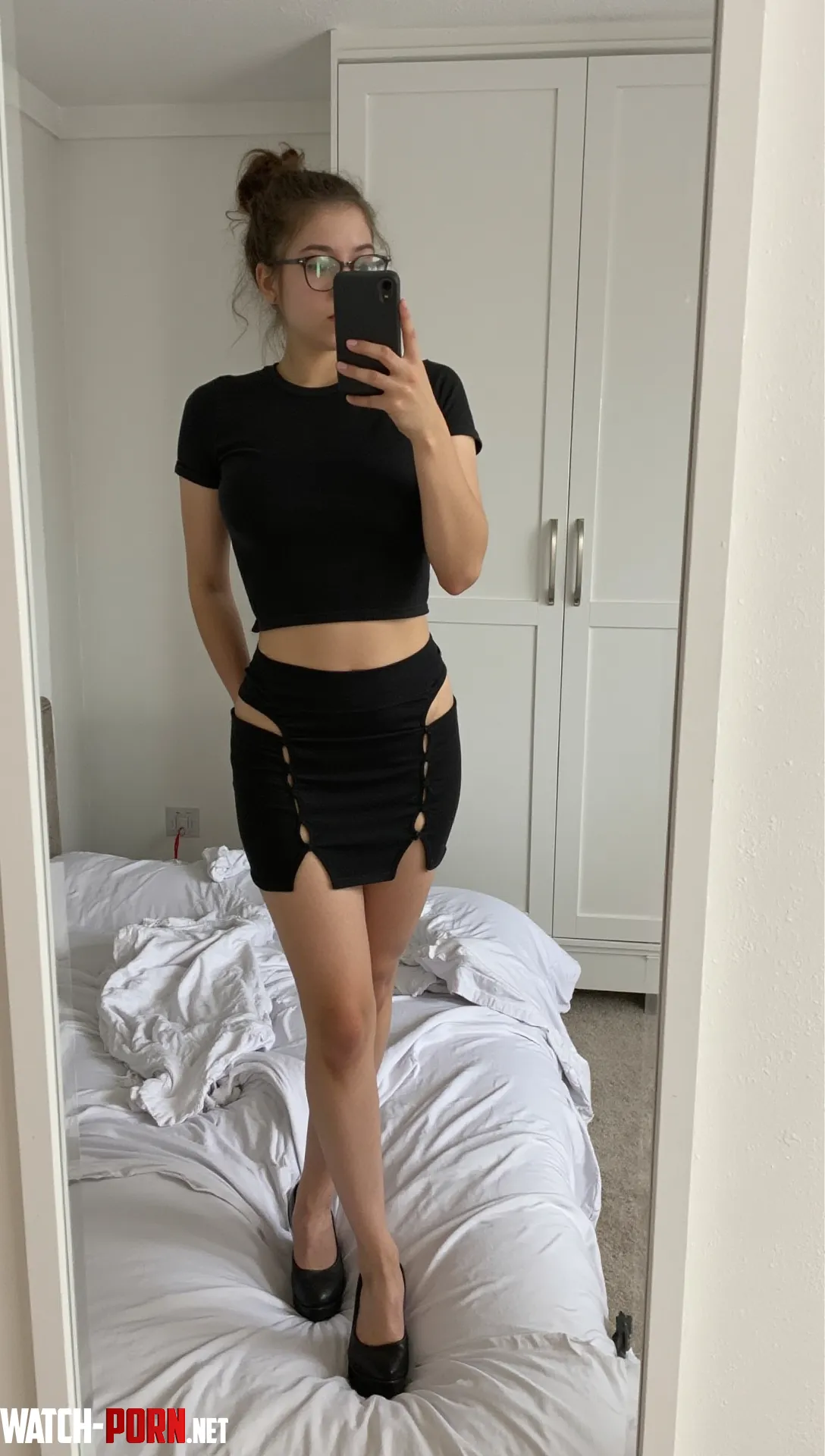can i wear a cute skirt like this on our first date? by Forbddien